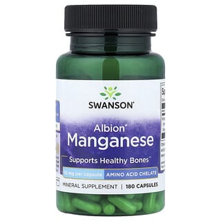 Swanson, Albion（アルビオン）マンガン、10mg、180粒