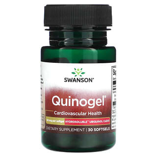 Swanson, Quinogel, 50 mg, 30 Cápsula Softgel