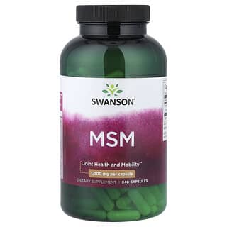 Swanson, МСМ, 1000 мг, 240 капсул