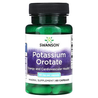 Swanson, Potassium Orotate, 60 Capsules