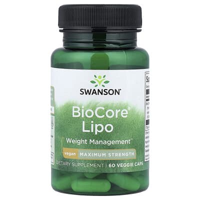 Swanson, BioCore® Lipo, Maximum Strength, 60 Veggie Caps (50 mg per Capsule)
