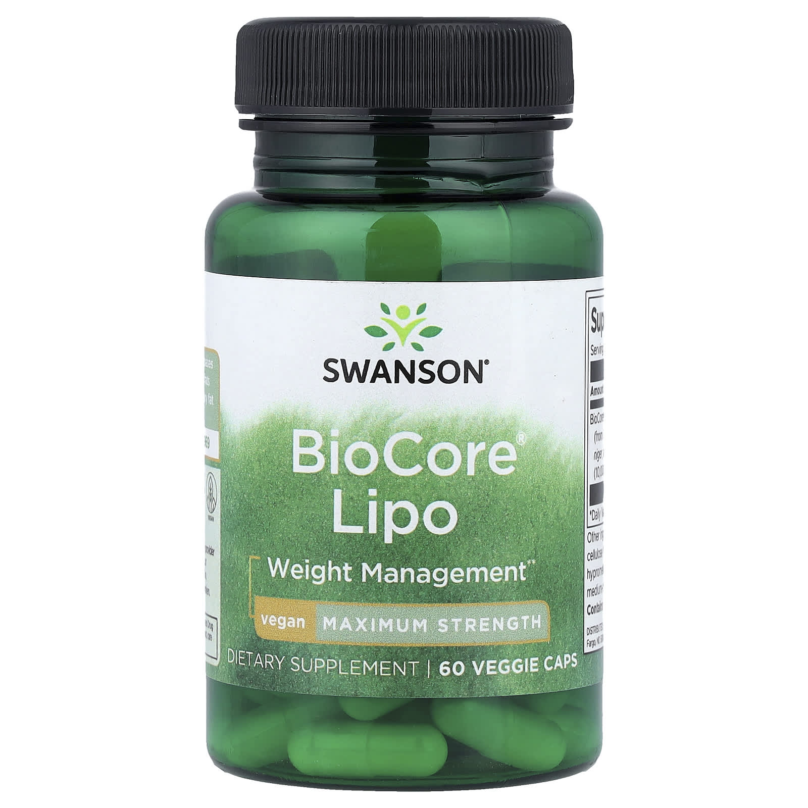 BioCore® Lipo, Maximum Strength, 60 Veggie Caps (50 mg per Capsule)