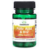 Folic Acid & B12, 30 Veggie Caps