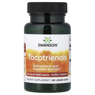 Swanson Vitamins, Tocotrienols, 100 mg, 60 Liquid Caps