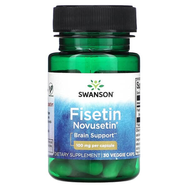 Swanson, フィセチン Novusetin（ノボセチン）、100mg、ベジカプセル30粒