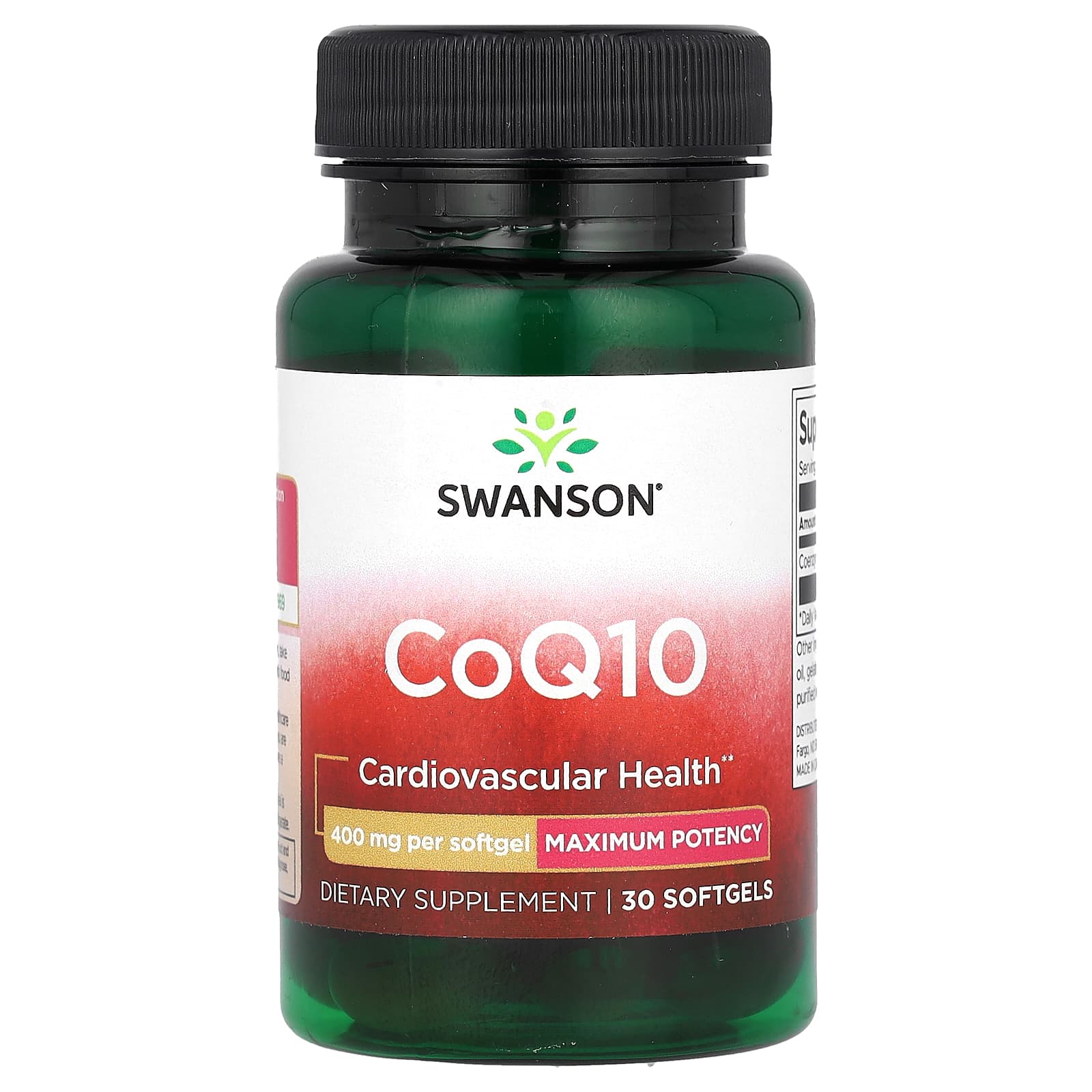 Swanson, CoQ10, 400 Mg, 30 Softgels