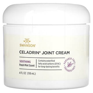 Swanson, Celadrin Joint Cream, Hortelã Fresca, 118 ml (4 fl oz)