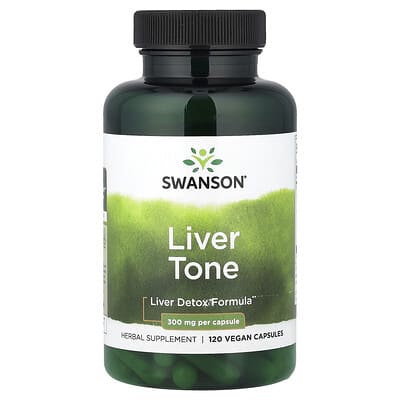 Swanson, Liver Tone, 120 Vegan Capsules