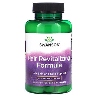 Swanson, Hair Revitalizing Formula、タブレット60粒