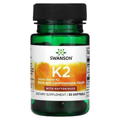 Swanson, Vitamin K2, 30 Softgels