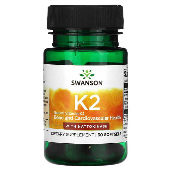 Swanson, Vitamin K2, 30 Softgels
