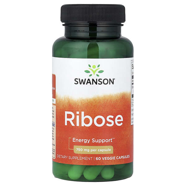 Ribose, 750 mg, 60 Veggie Capsules