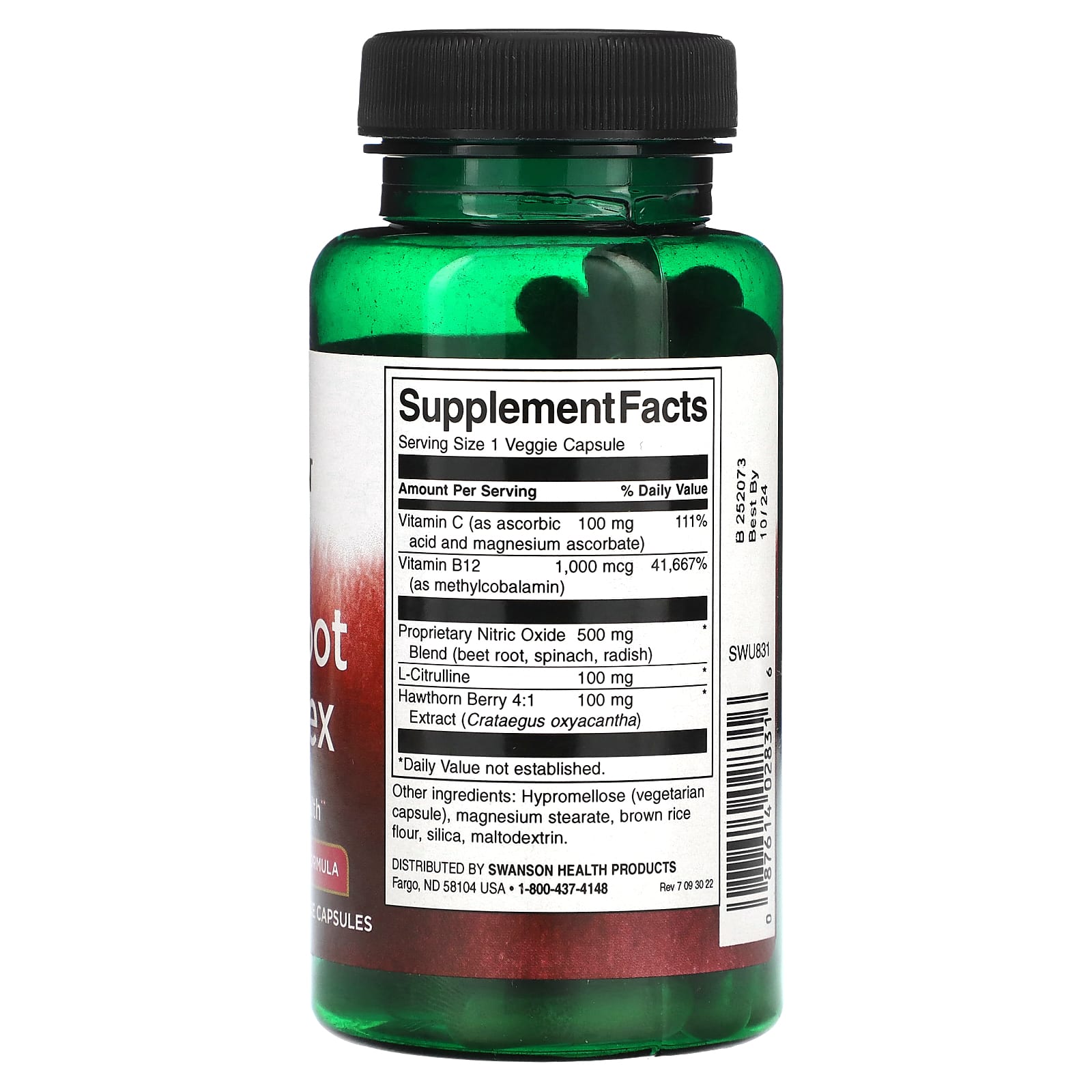 Swanson, Beet Root Complex, 60 Veggie Capsules