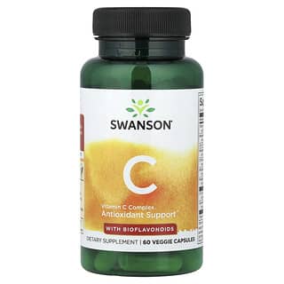 Swanson, C-vitaminkomplex med bioflavonoider, 60 vegetariska kapslar