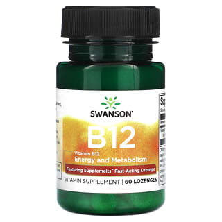 Swanson, Vitamina B12, 60 pastillas