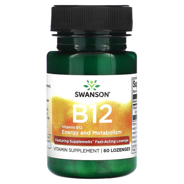 Swanson, 維生素 B12，60 錠劑