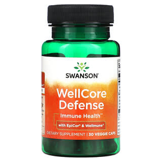 Swanson (سوانسون)‏, WellCore Defense ، عدد 30 كبسولة نباتية