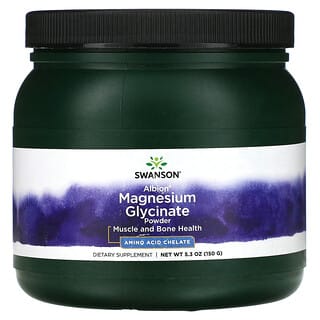 Swanson, Albion, Magnesium Glycinate Powder, 5.3 oz (150 g)
