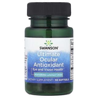 Swanson, Ultimate Ocular Antioxidant, 30 Weichkapseln
