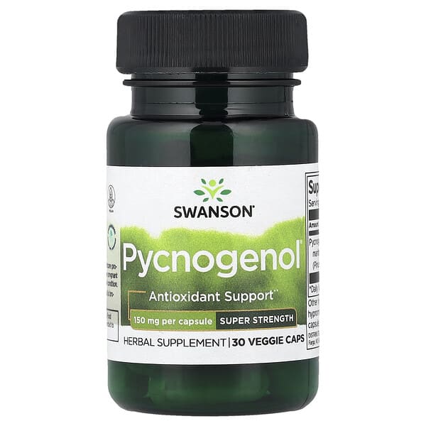 Swanson Pycnogenol, Super Strength, 150 mg, 30 Veggie Caps