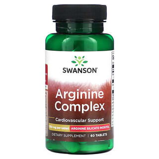 Swanson, Arginine Complex, 750 mg, 60 Tablets