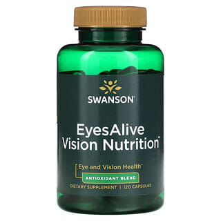 Swanson, EyesAlive Vision Nutrition`` 120 cápsulas