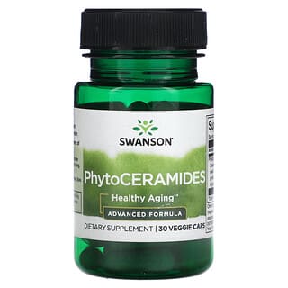 Swanson, 植物神经酰胺，高级配方，30 粒素食胶囊