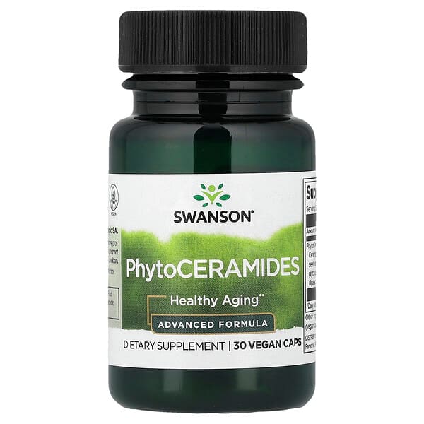 Swanson Vitamins, PhytoCeramides, 30 Vegan Caps (30 mg per Cap) — product photo 1