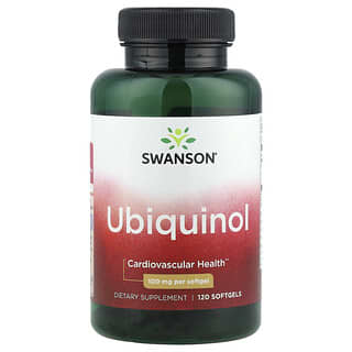 Swanson, Ubiquinol, 100 mg, 120 Cápsulas Softgel