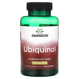 Swanson, Ubichinol, 100 mg, 120 miękkich kapsułek