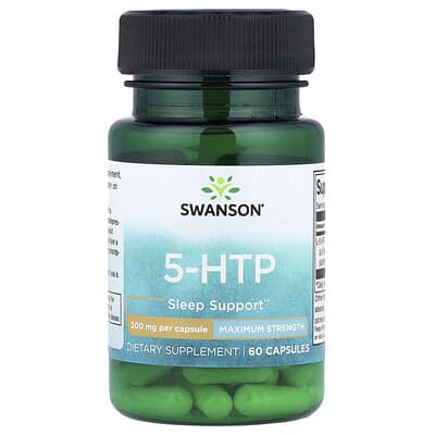 Swanson, 5-HTP, 200 mg, 60 Capsules