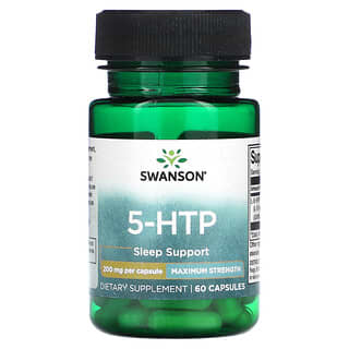 Swanson, 5-HTP, 200 mg, 60 cápsulas