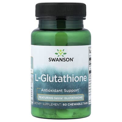 Swanson, L-Glutathione, 60 Chewable Tabs (50 mg per Tablet)