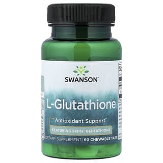 Swanson, L-Glutathione, 60 Chewable Tabs (50 mg per Tab)