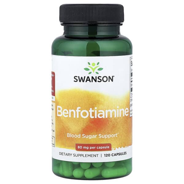 Benfotiamine, 80 mg, 120 Capsules