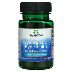 Swanson, Saúde Ocular, Olhos e Visão Sinérgicos, 60 Cápsulas Softgel
