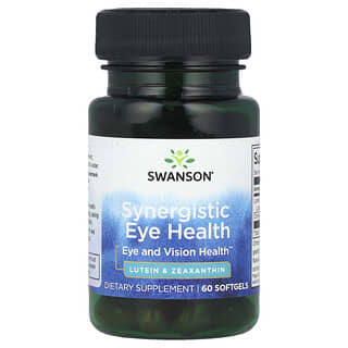 Swanson, Saúde Ocular Sinérgica, 60 Cápsulas Softgel
