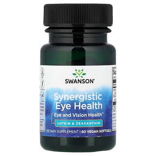 Swanson Vitamins, Синергетическое здоровье глаз, 60 веганских капсул