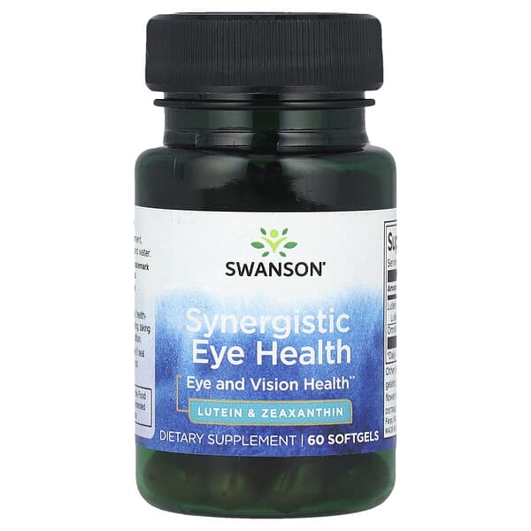 Swanson Synergistic Eye Health, 60 Softgels