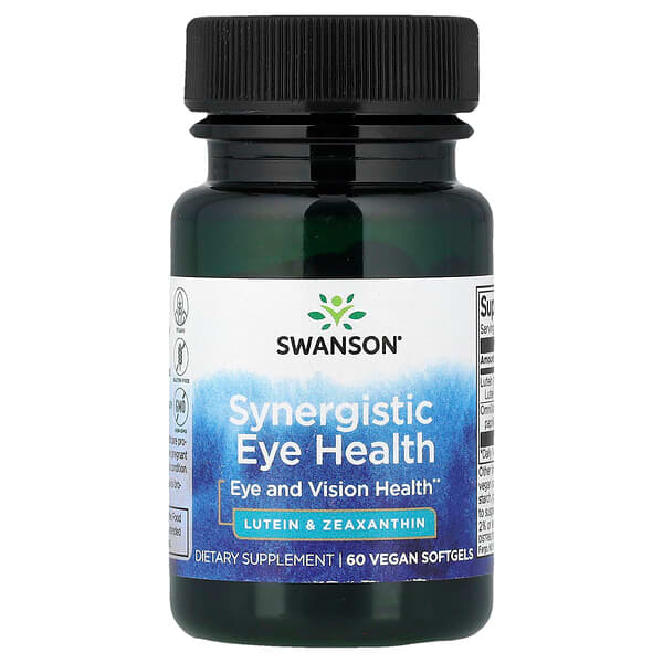 Swanson Vitamins, Synergistic Eye Health, 60 Vegan Softgels — product photo 1