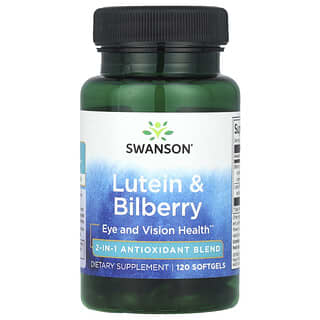 Swanson, Lutein & Bilberry, 120 Softgels