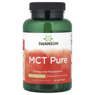 Swanson, MCT Pure, 1000 mg, 90 Softgels