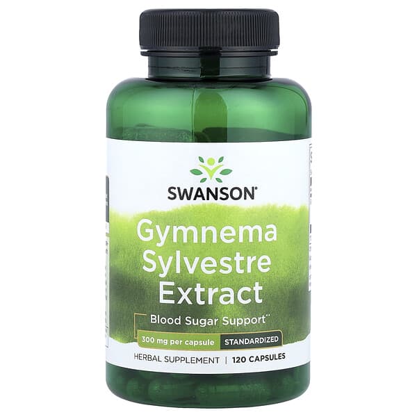 Gymnema Sylvestre Extract, Standardized, 300 mg, 120 Capsules