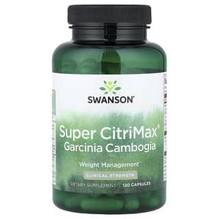 Swanson, Super CitriMax Garcinia cambogia`` 120 cápsulas