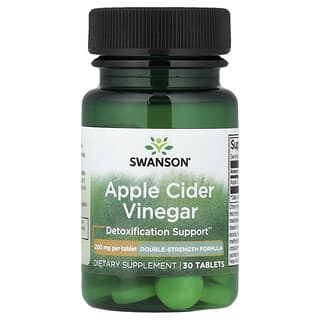 Swanson, Apfelessig, 200 mg, 30 Tabletten