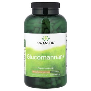 Swanson, 葡甘露聚糖 +，300 粒膠囊