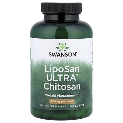 Swanson, LipoSan Ultra® Chitosan, 240 Caplets (500 mg Each Tablet)