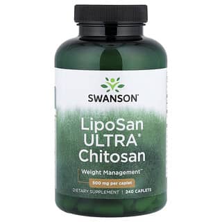 Swanson, LipoSan Ultraquitosano, 240 comprimidos oblongos