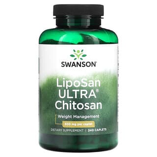 Swanson, LipoSan Ultra, хитозан, 500 мг, 240 капсул