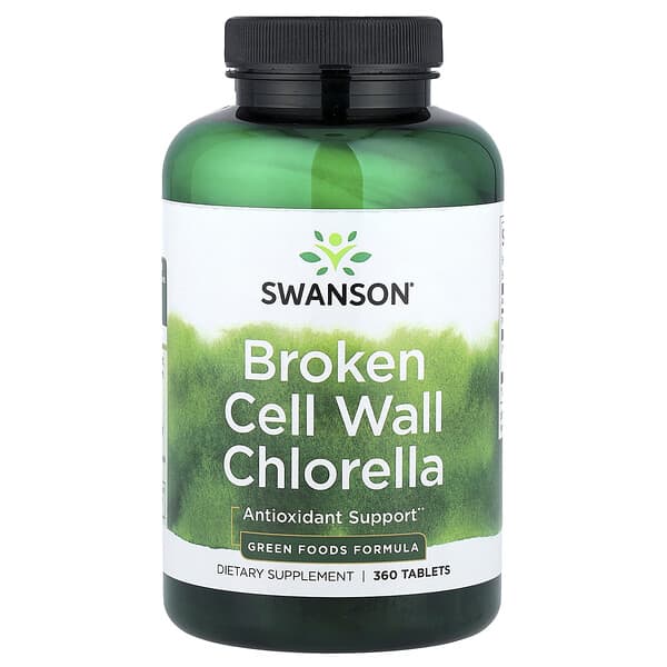 Broken Cell Wall Chlorella, 360 Tablets